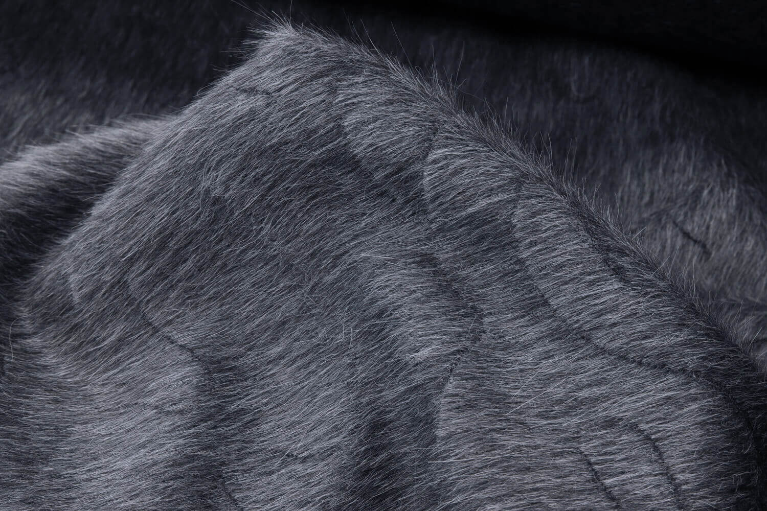 Пальтовая ткань из альпаки с лазерной резкой, цвет Серый, фото 2