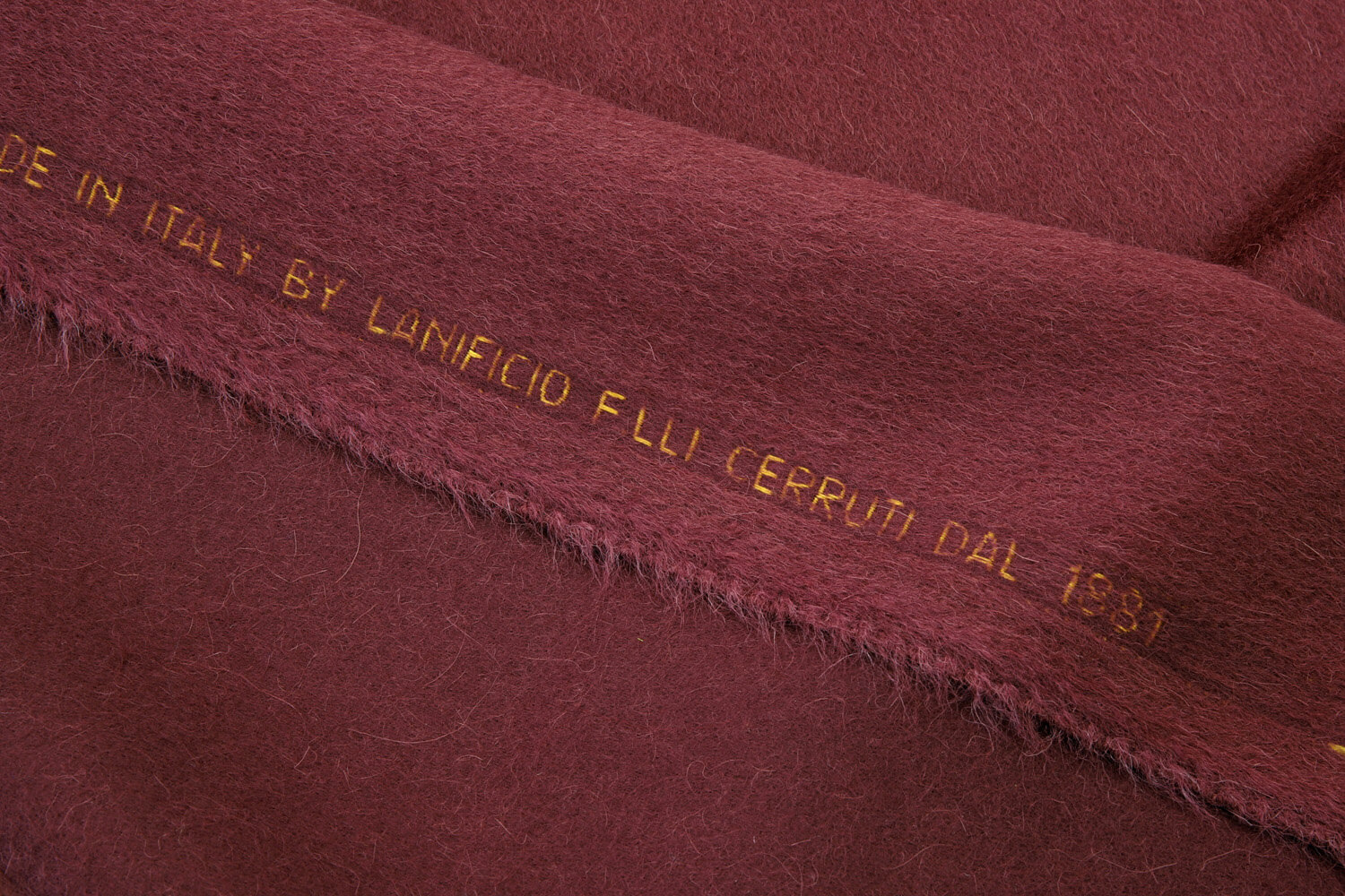 Пальтовая ткань из сури альпаки, цвет Красный, фото 1