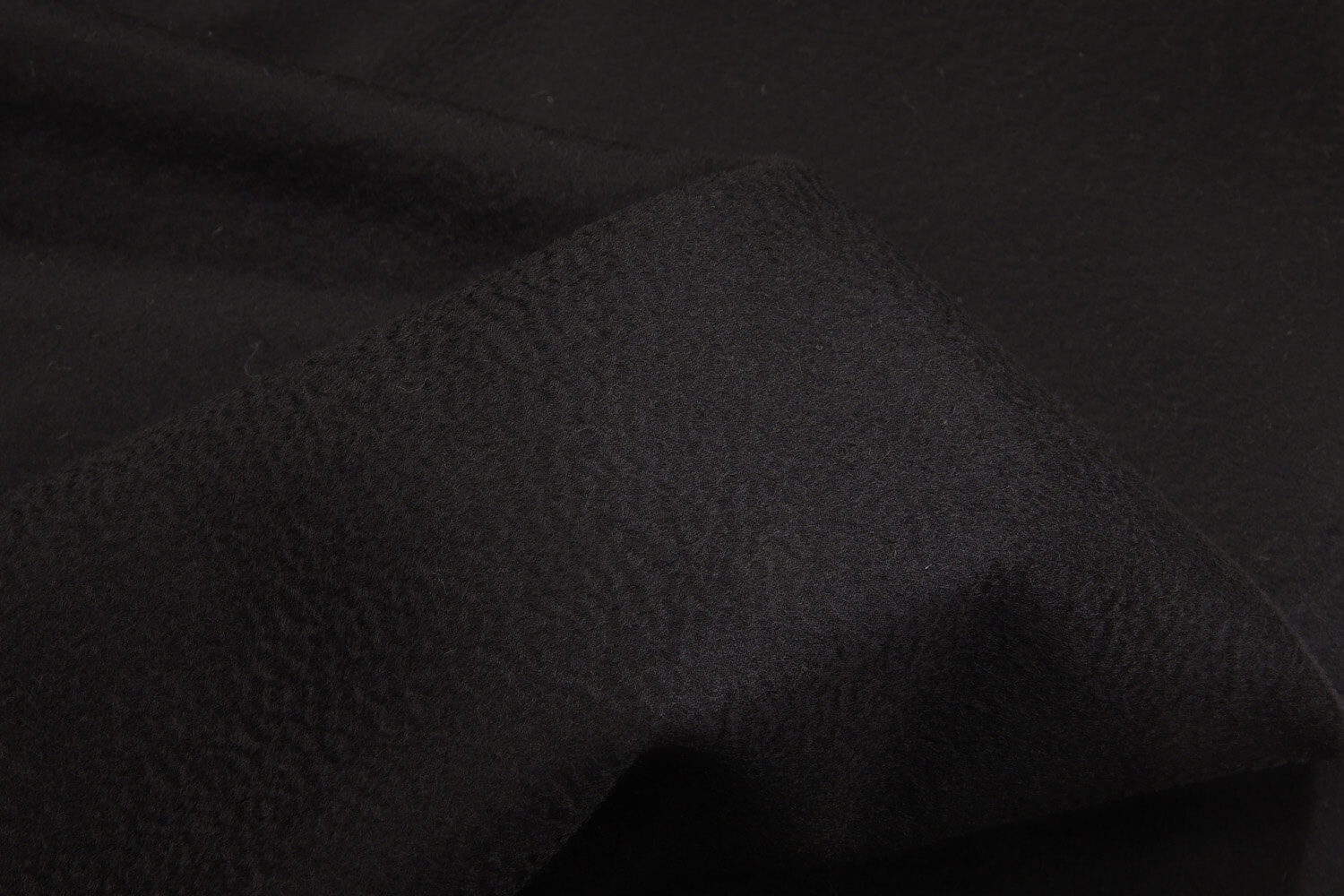 Пальтовный кашемир Piacenza для Max Mara ОТРЕЗЫ, цвет Черный, фото 1