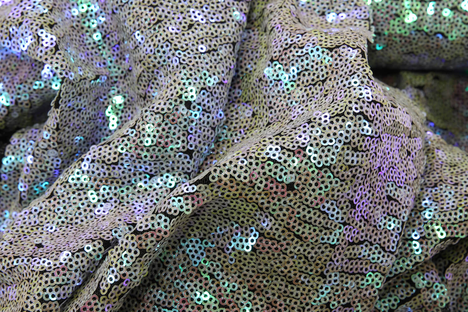 Пайетки на сетке Balmain, цвет Фиолетовый, фото 2