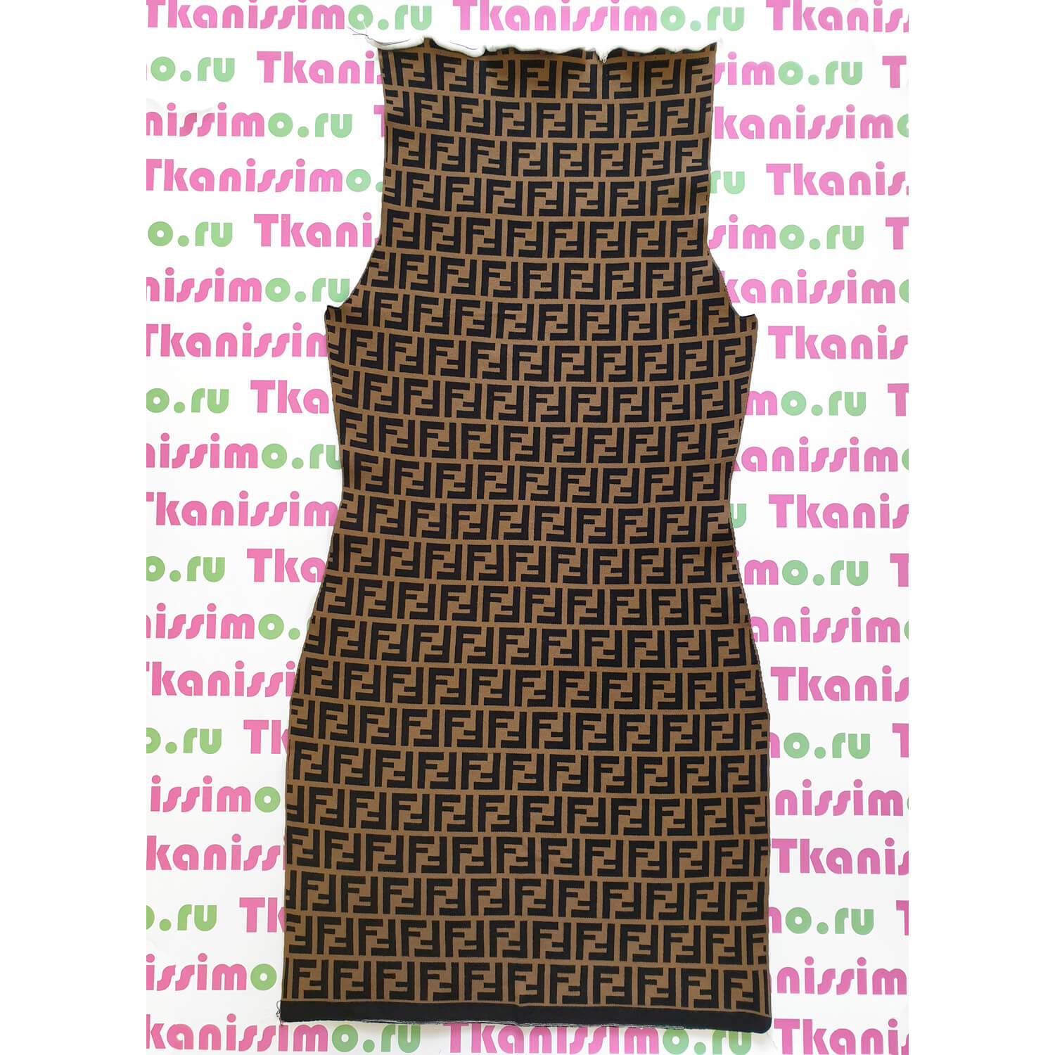 Платье Fendi размер XS-XL, цвет Коричневый