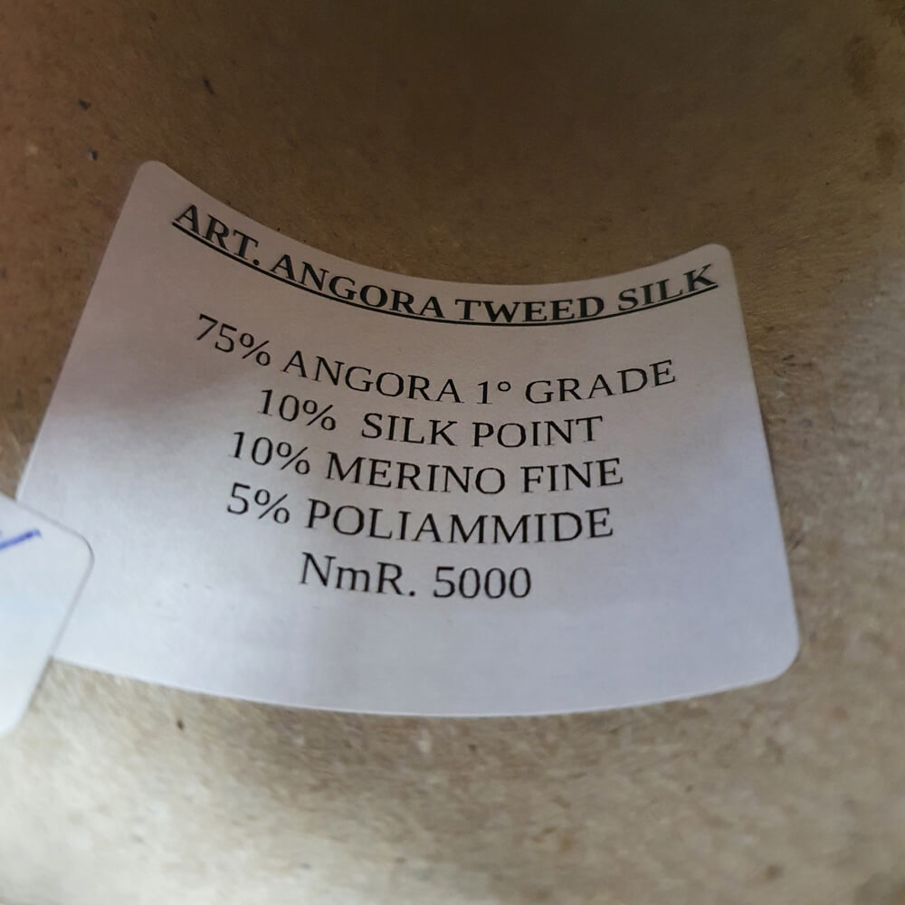 Пряжа Angora Silk Tweed, цвет Слоновая кость, фото 1