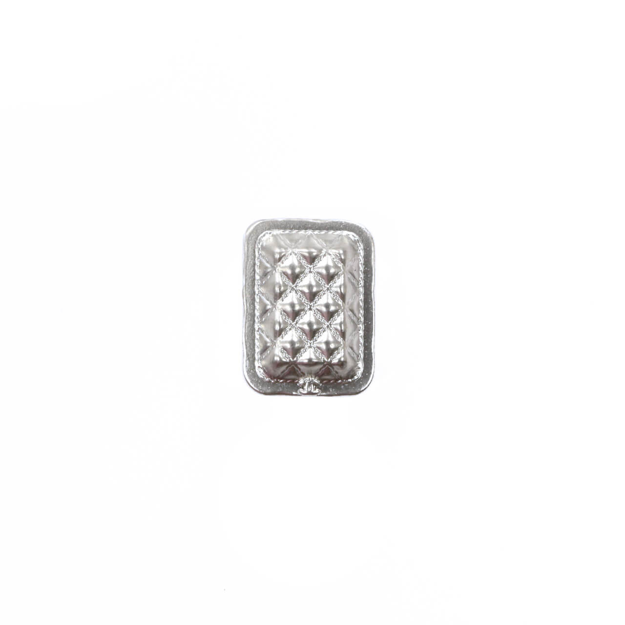 Пуговицы Chanel 1,2х0,9 см, цвет Серебро