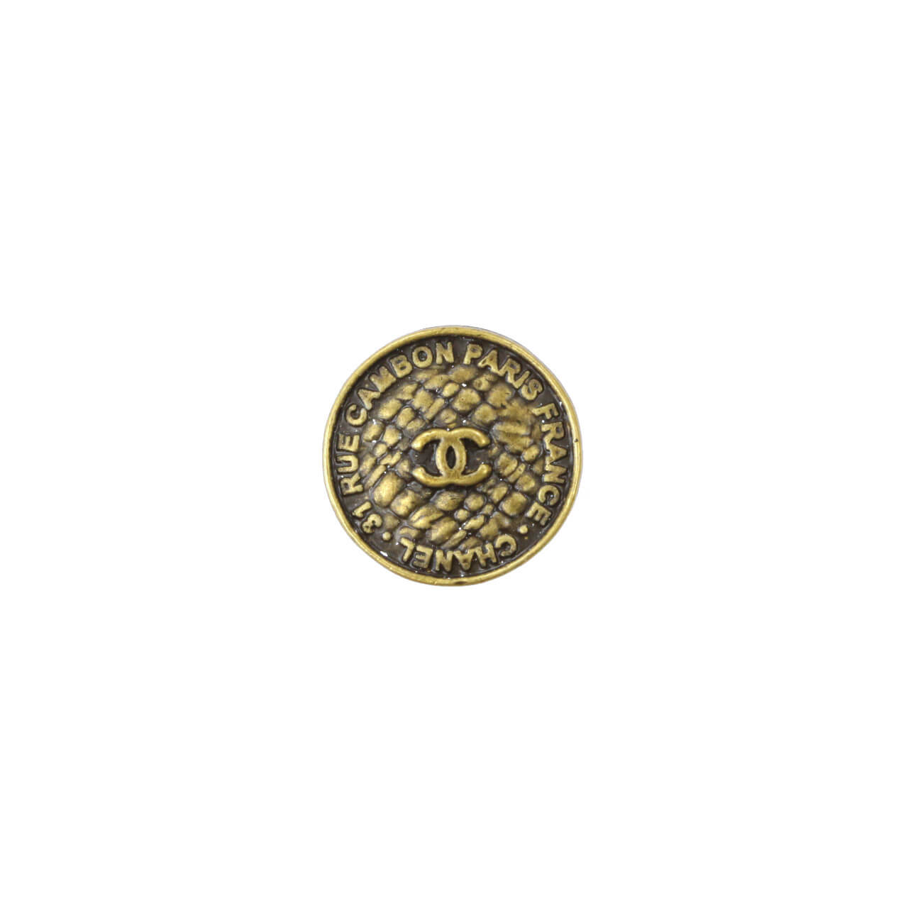 Пуговицы Chanel Ø1,2 см, цвет Бронза