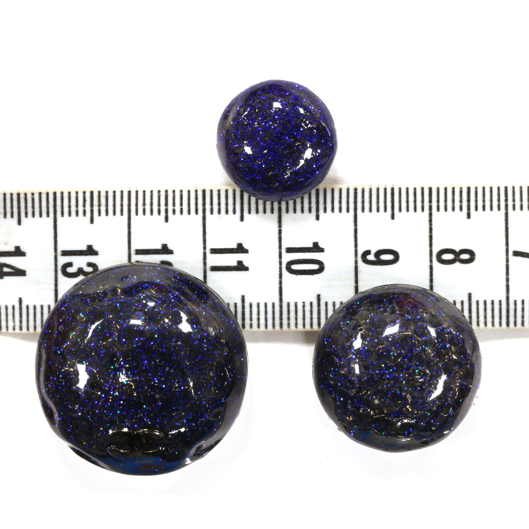 Пуговицы CHANEL Ø1,5 см, цвет Синий, фото 1