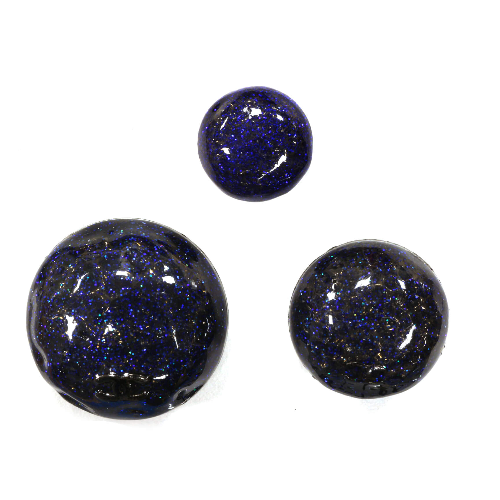 Пуговицы CHANEL Ø1,5 см, цвет Синий, фото 2