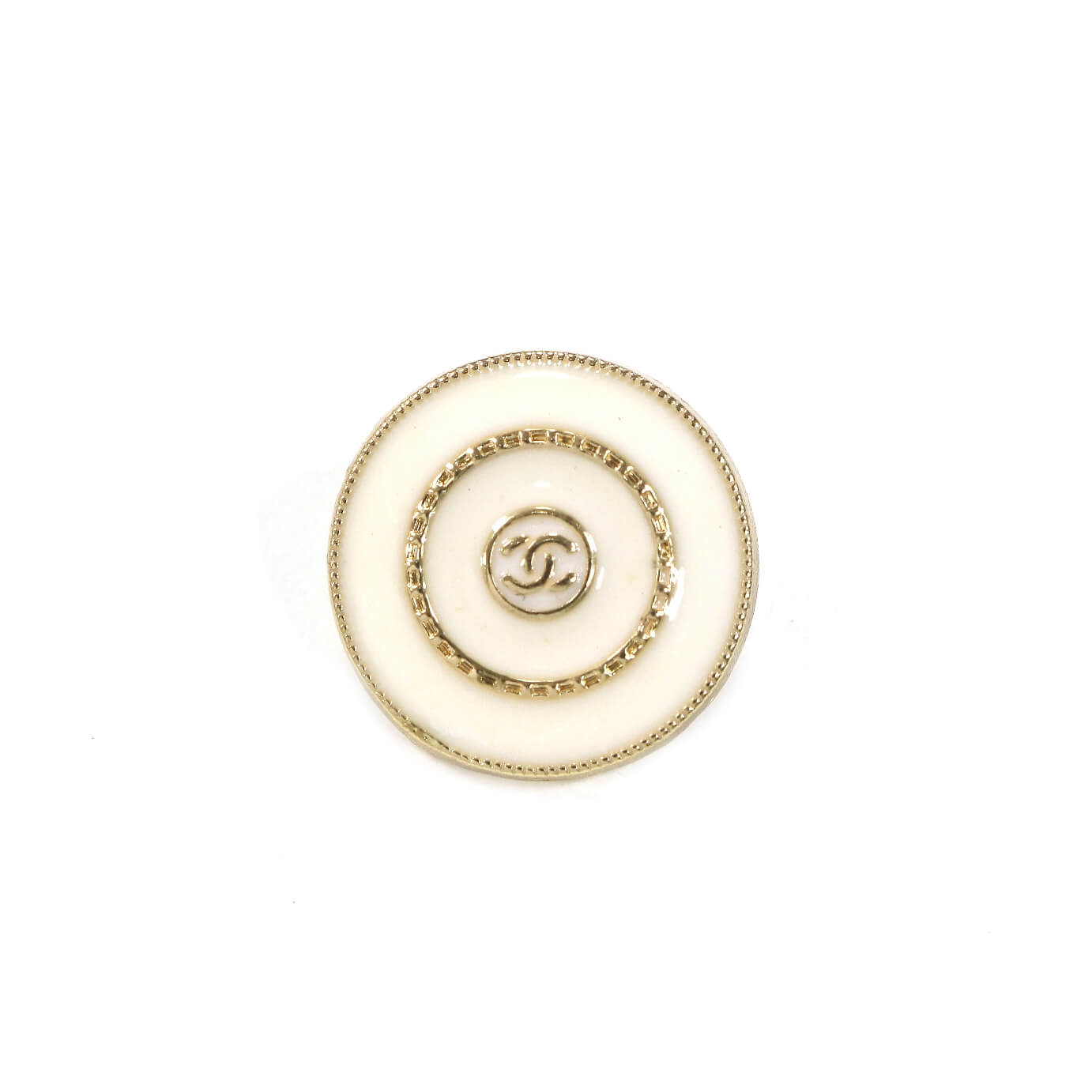 Пуговицы Chanel Ø1,8см, цвет Слоновая кость