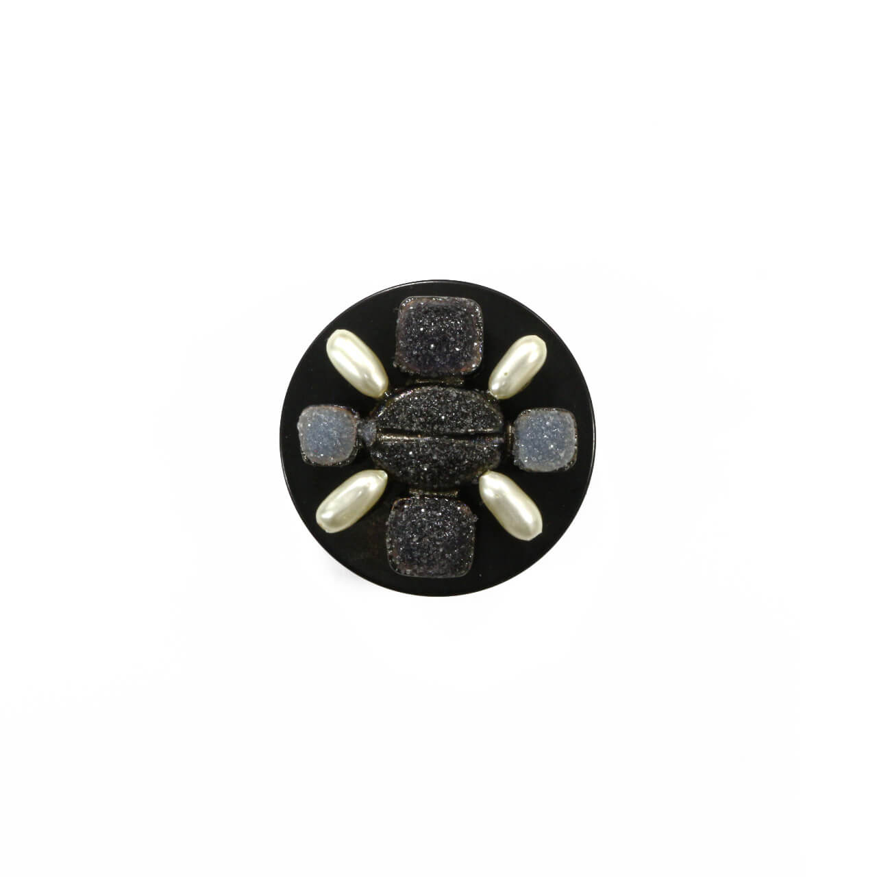 Пуговицы CHANEL Ø2,2 см, цвет Черно-белый