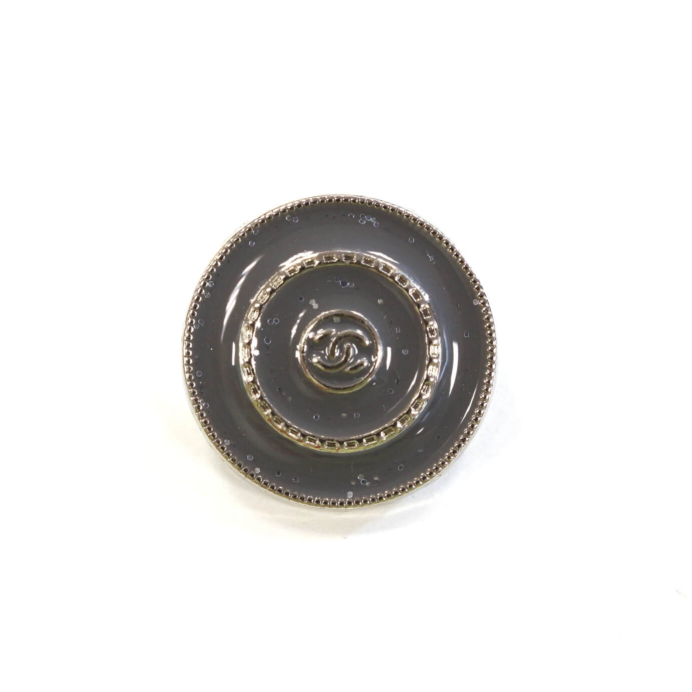Пуговицы Chanel Ø2 см, цвет Серый