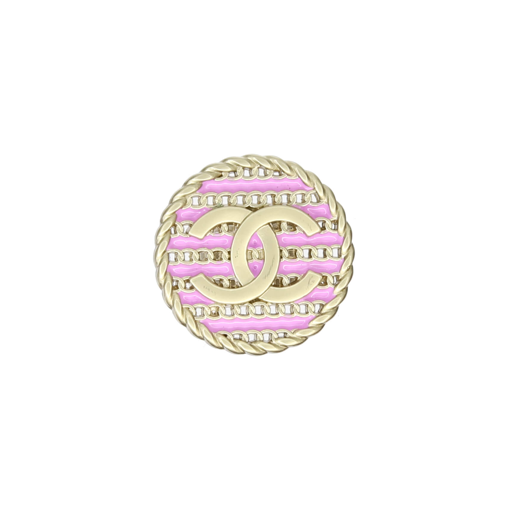 Пуговицы Chanel Ø2 см, цвет Розовый