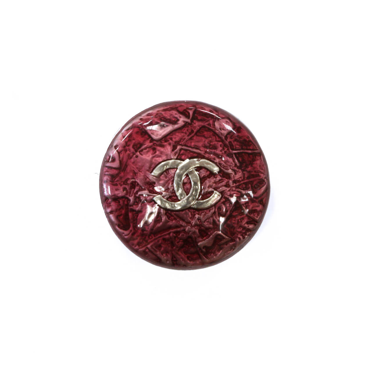 Пуговицы Chanel Ø2 см, цвет Красный