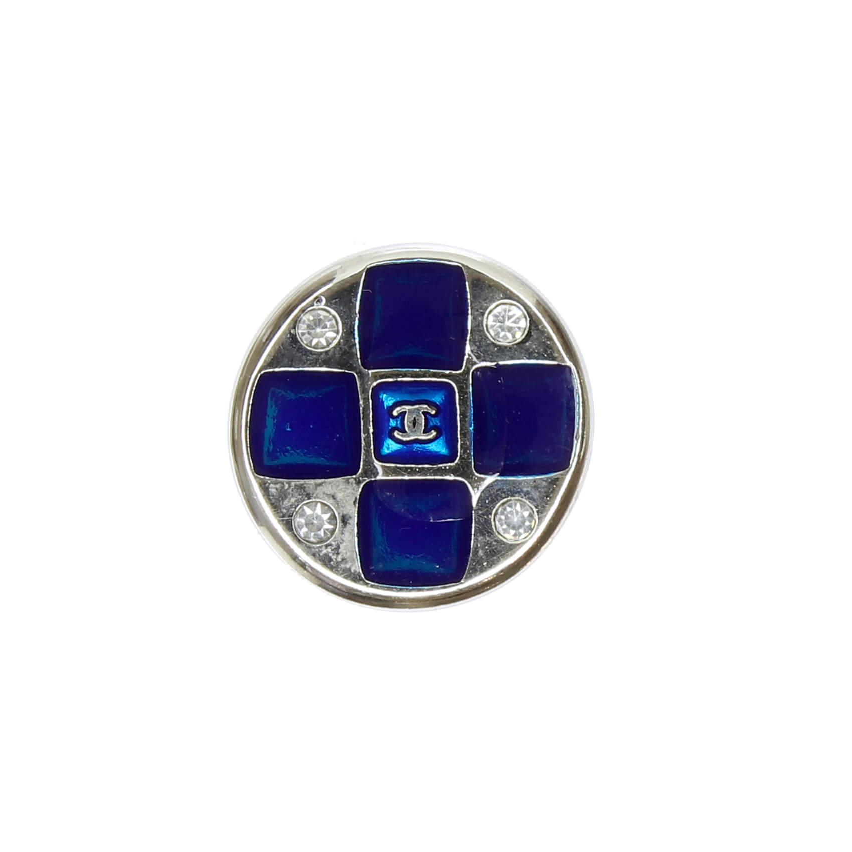 Пуговицы Chanel FALL 2021 Ø2,2 см, цвет Синий