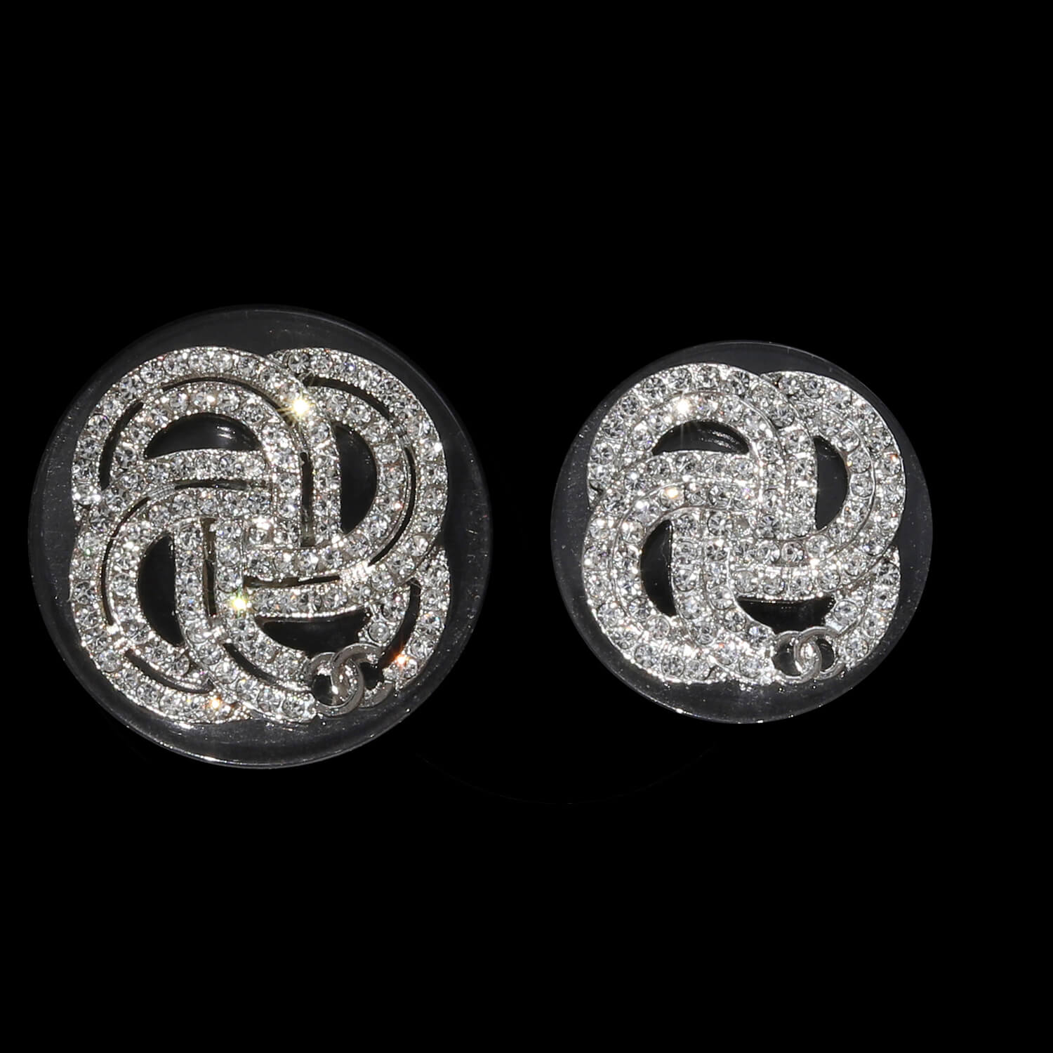 Пуговицы Chanel со стразами Ø2,4 см, фото 1