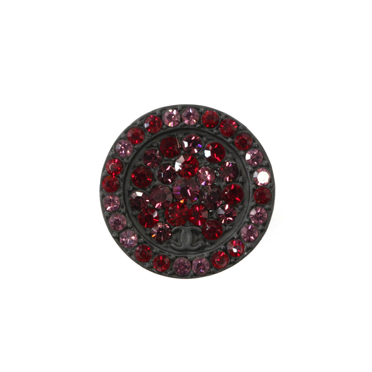 Пуговицы Chanel со стразами Ø2, цвет Красный