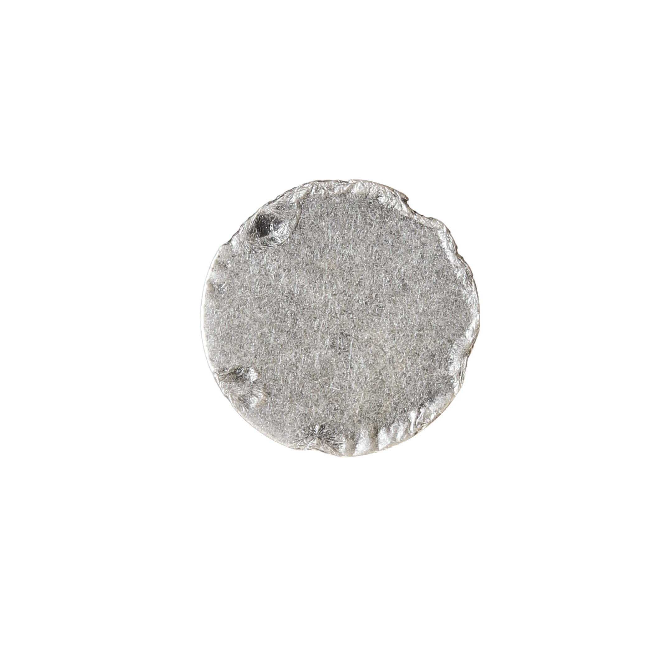 Пуговицы металл Ø2,5 см, цвет Серебро
