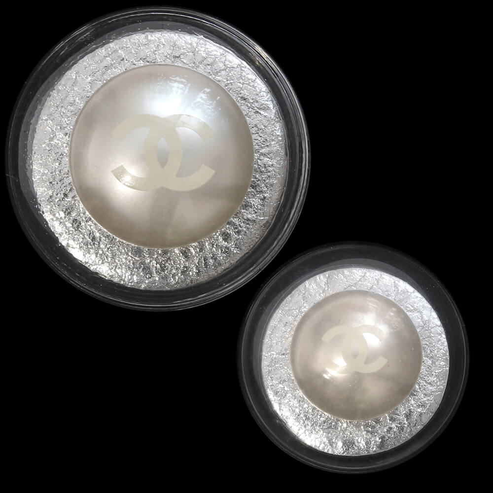 Пуговицы полусферы Chanel Ø2,6 см, цвет Серебро, фото 1