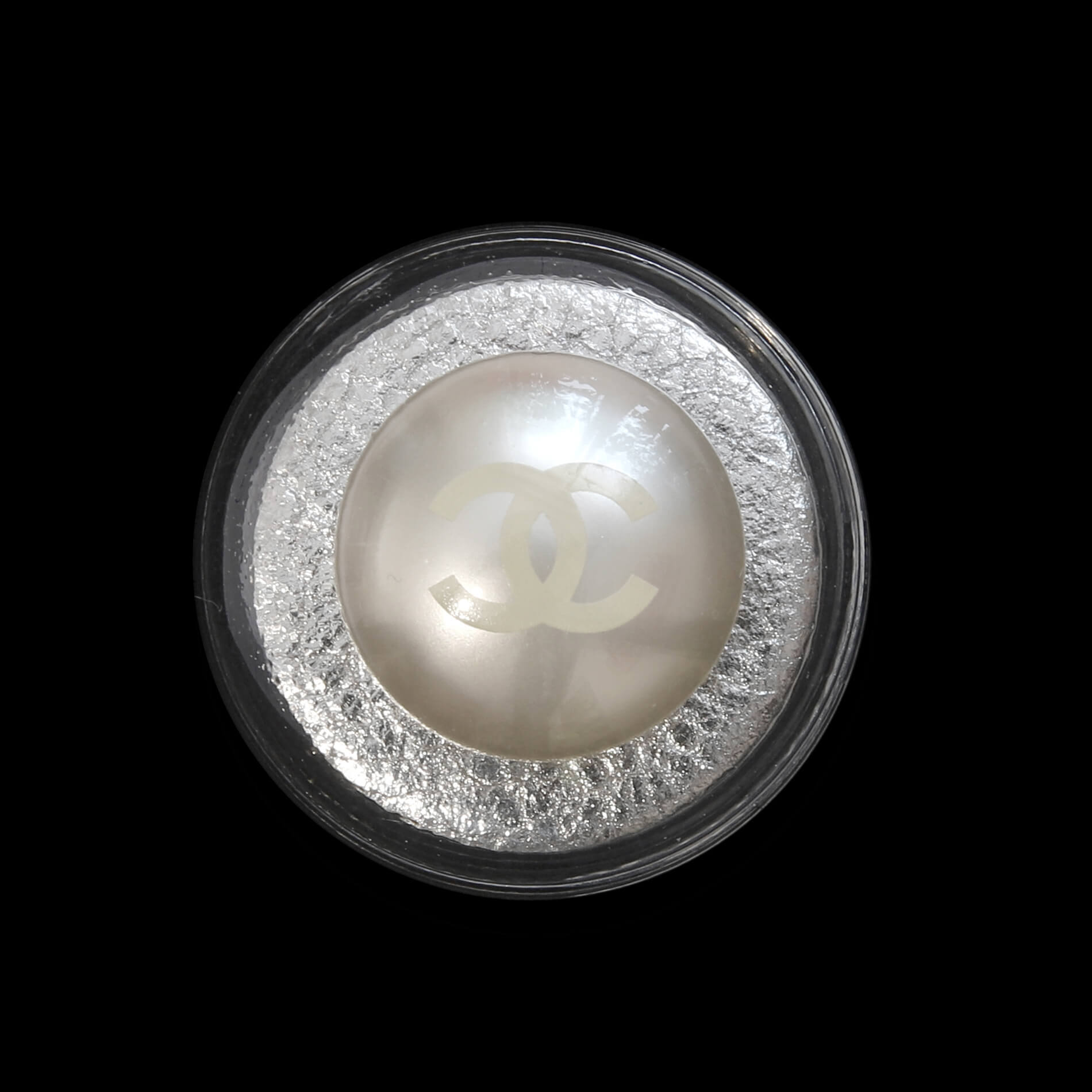 Пуговицы полусферы Chanel Ø3,4 см, цвет Серебро