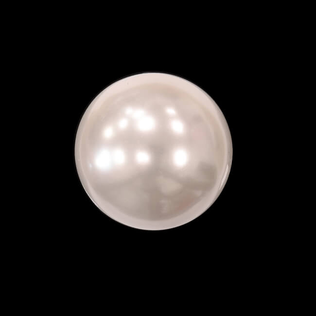 Пуговицы жемчуг Ø2,5, цвет Белый