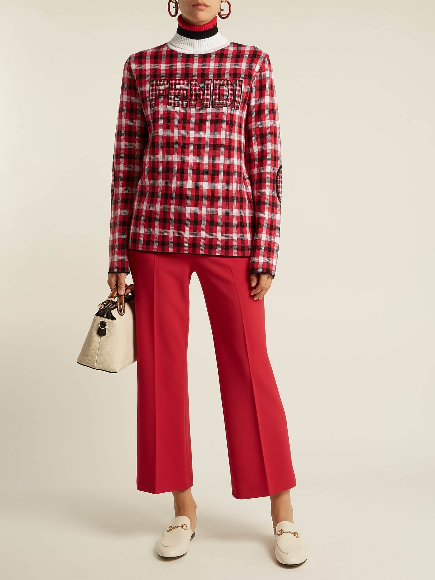 Пуловер Fendi размер XS, цвет Красный, фото 3