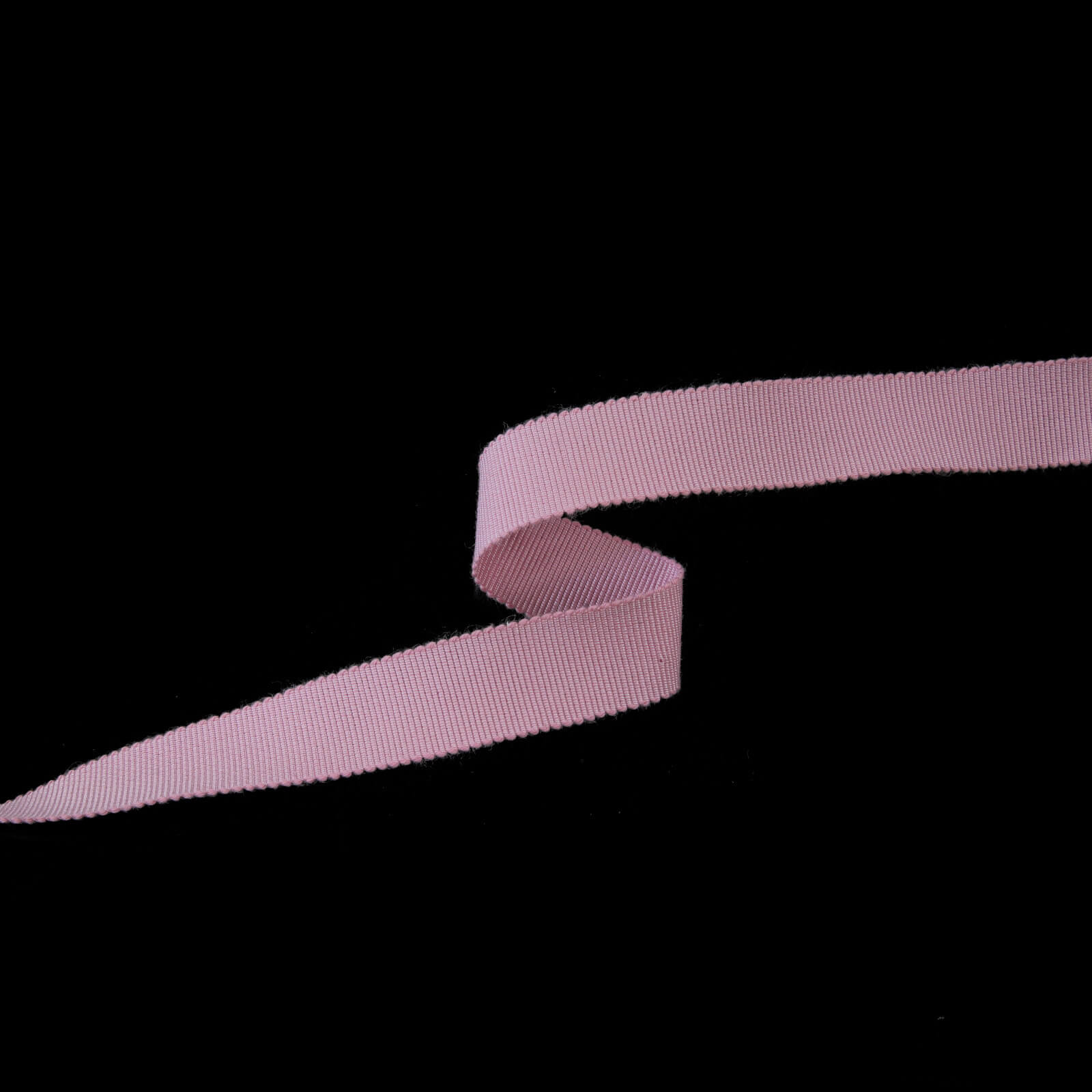 Репсовая лента 1,5 см, цвет Розовый