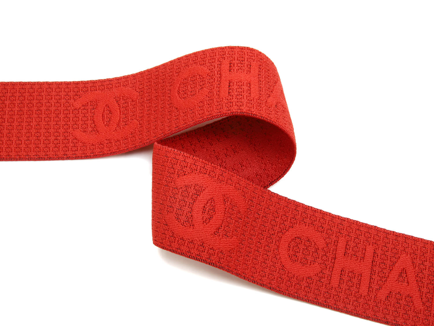 Резинка Chanel 4 см, цвет Красный, фото 1