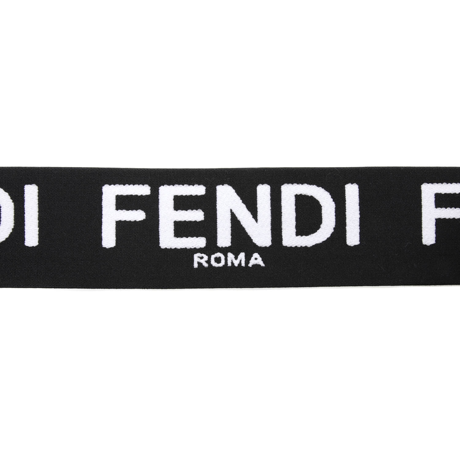 Резинка Fendi 5,3 см, цвет Черно-белый