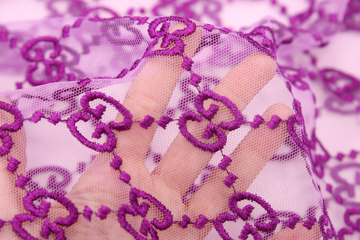 Сетка из полиамида Gucci, цвет Фиолетовый, фото 1