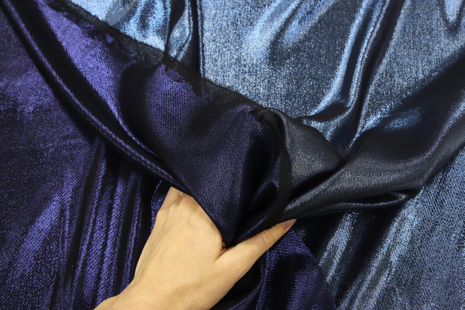 Шелк с люрексом Christopher Kane, цвет Синий, фото 1
