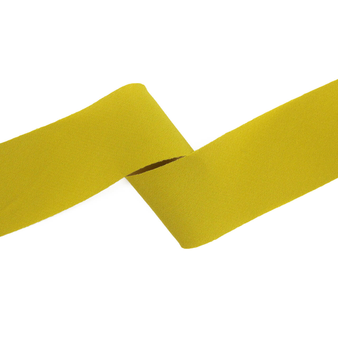 Шелковая косая бейка Balenciaga 2,7 см, цвет Желтый