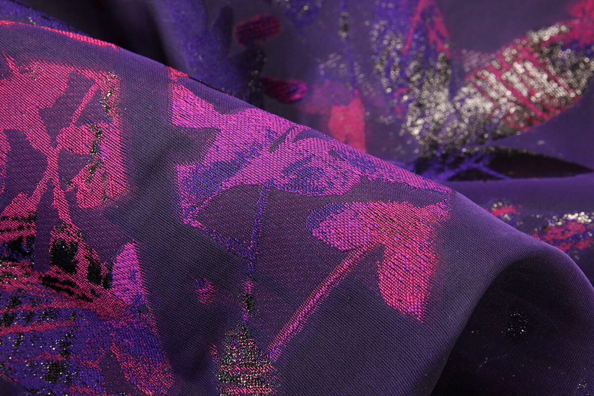 Шелковая органза филь-купе Dior, цвет Фиолетовый, фото 2