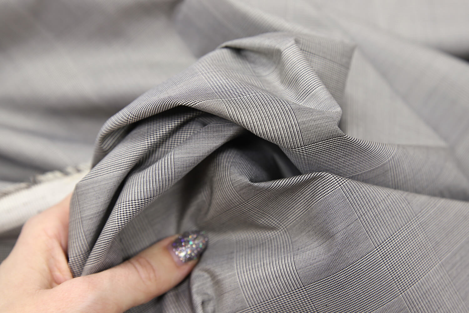 Шелковая плащевая ткань с пропиткой Zegna, цвет Серый, фото 1