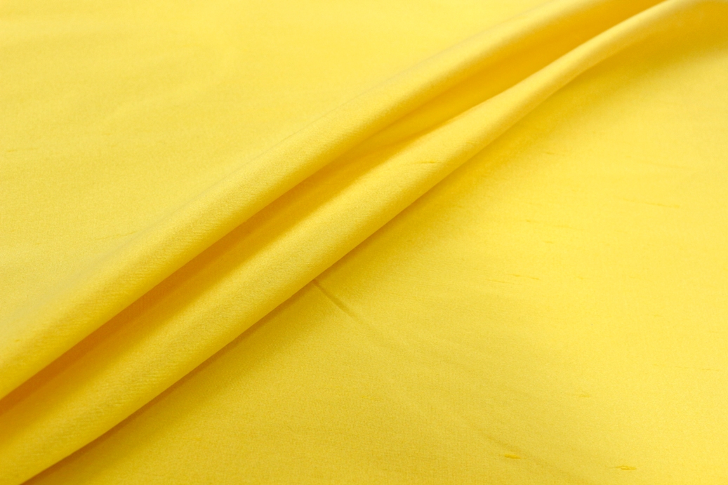 Шелковая тафта, цвет Желтый