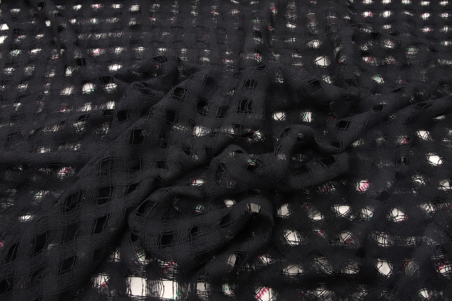 Шелковая ткань Peserico, цвет Черный
