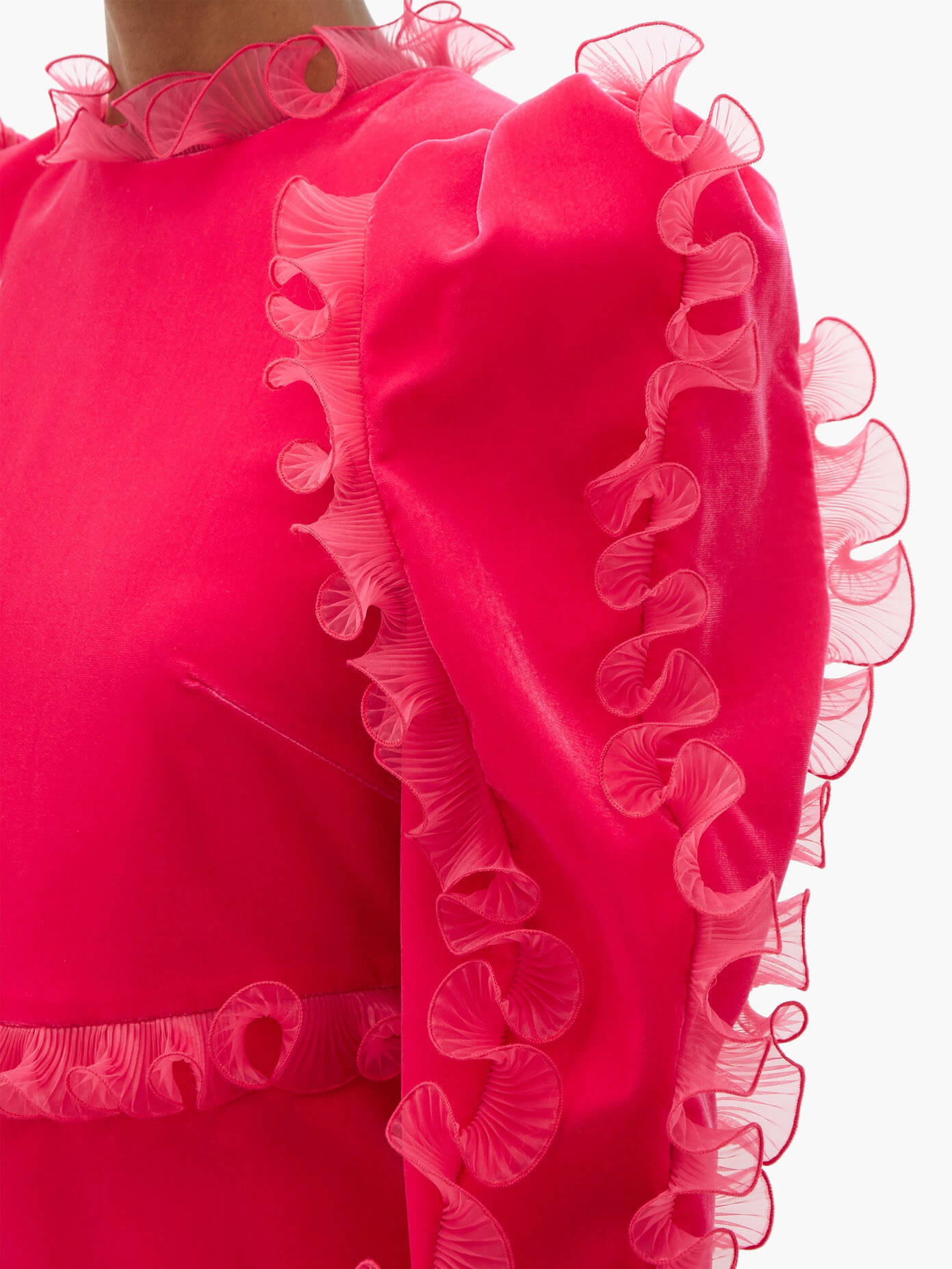 Шелковый бархат Givenchy, цвет Розовый, фото 3