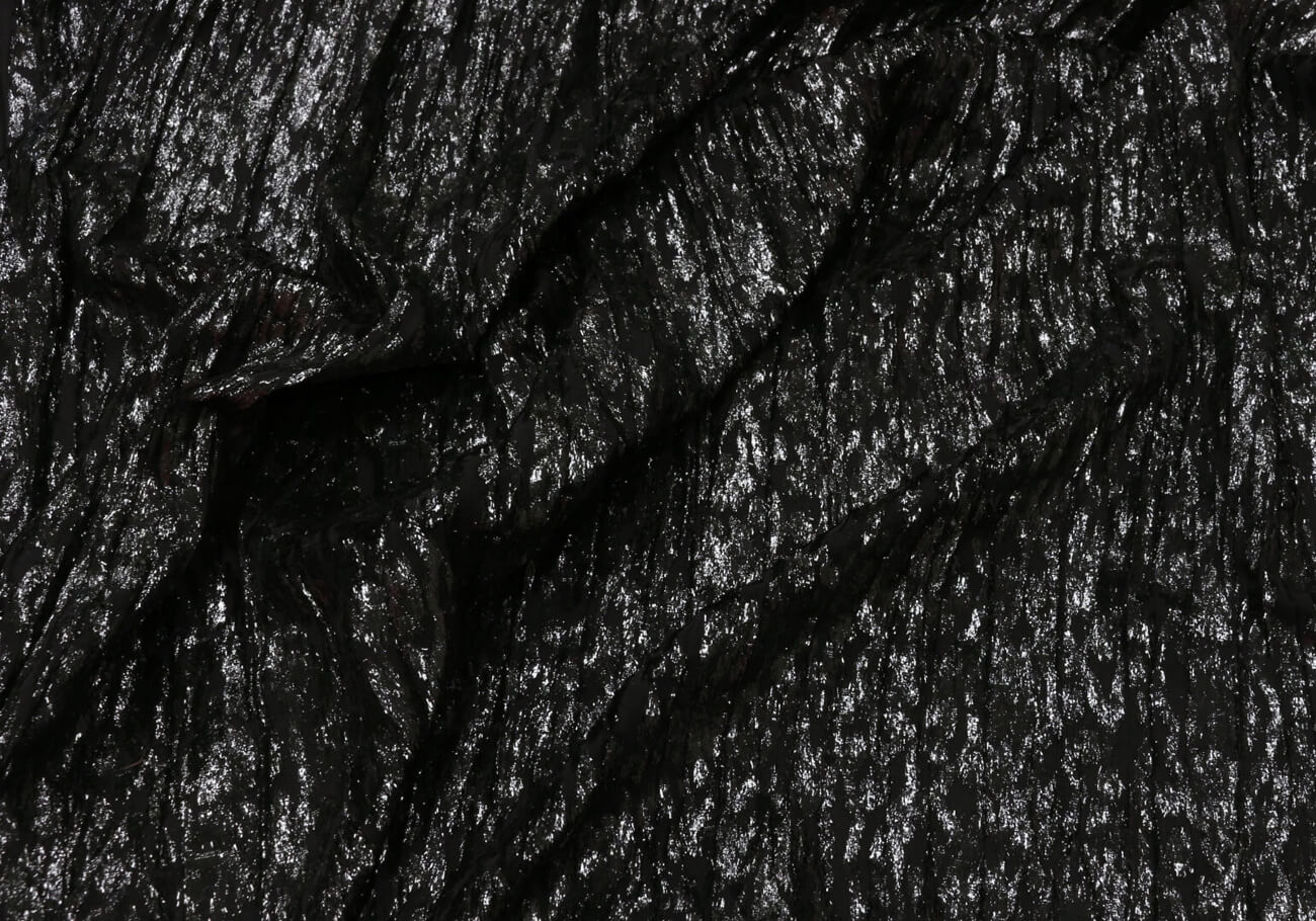 Шелковый бархат с люрексом Armani Prive , цвет Черный