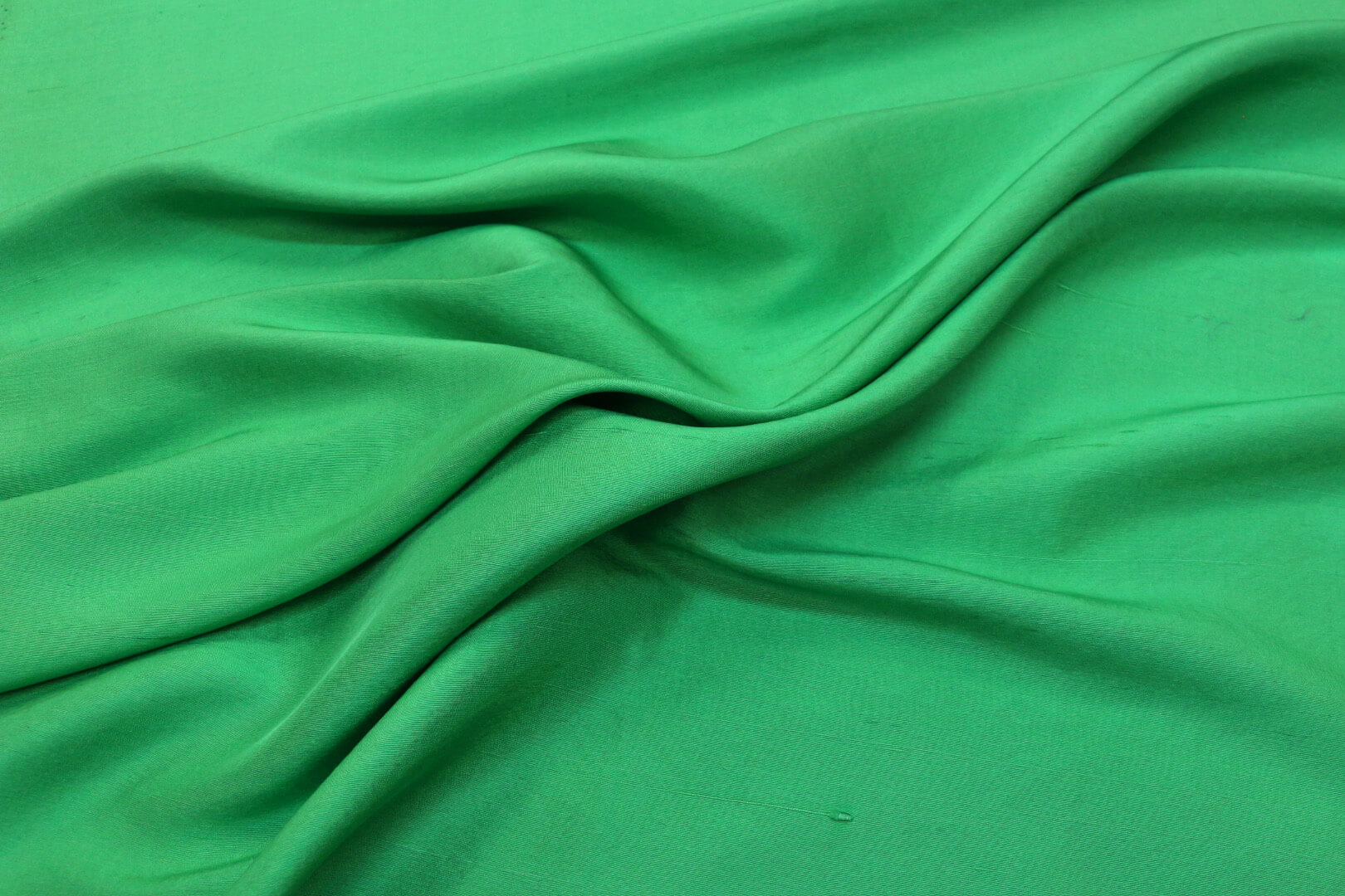 Шелковый дюпон ОТРЕЗ 2.95, цвет Зеленый