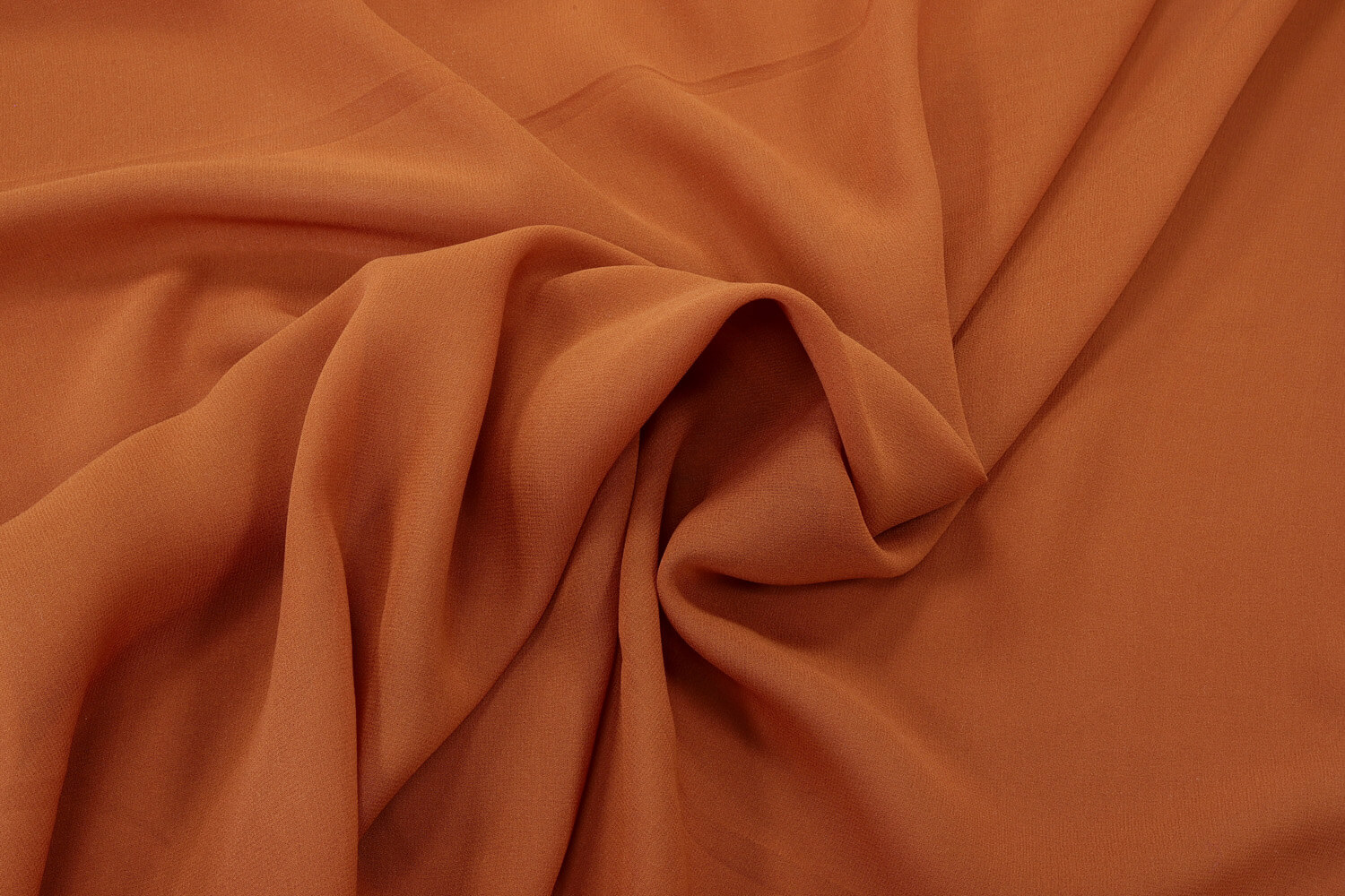 Шелковый креп-шифон Gucci, цвет Оранжевый