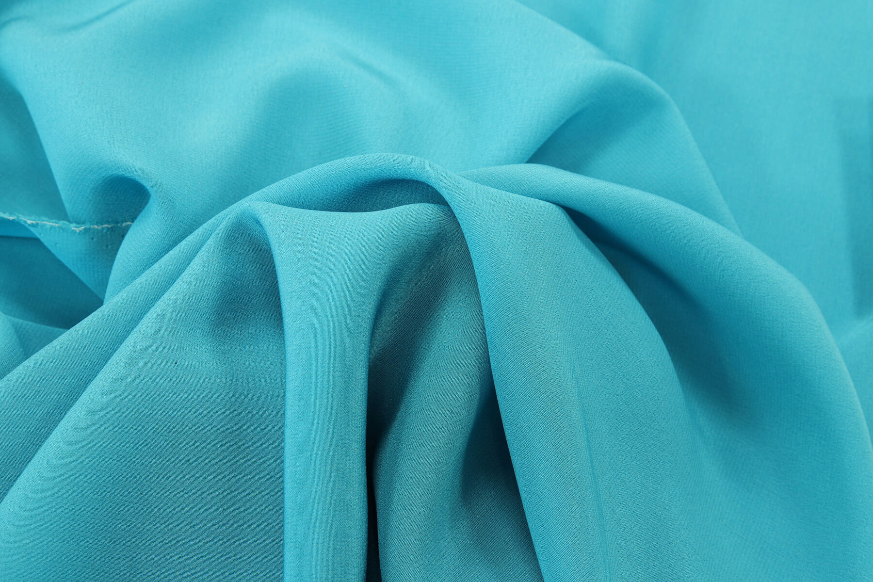 Шелковый крепдешин Valentino, цвет Голубой, фото 1