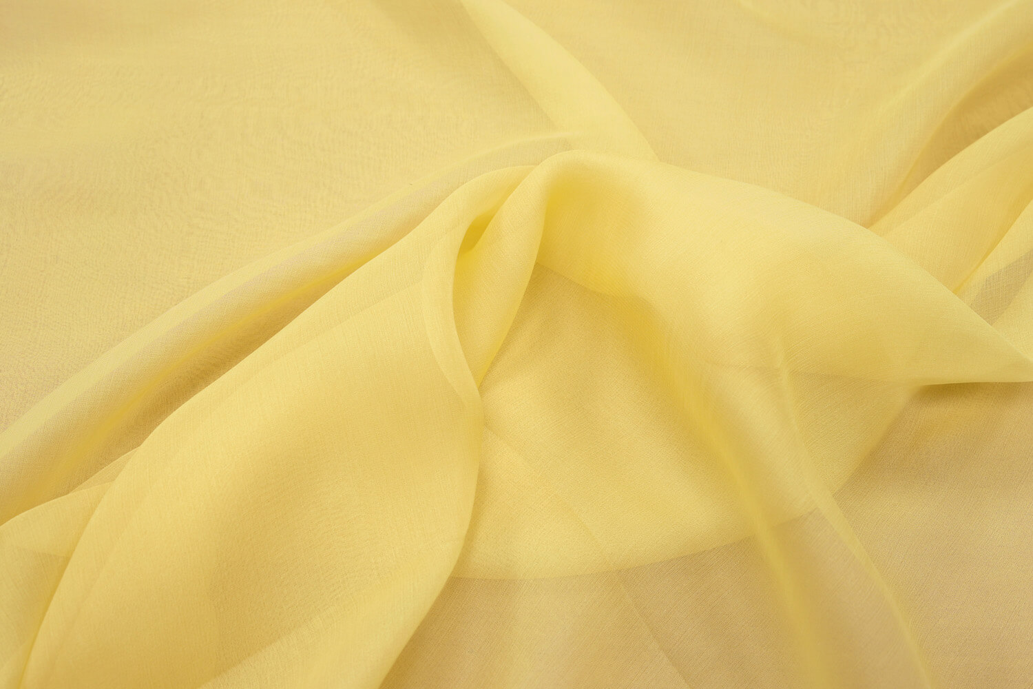 Шелковый шифон DolceGabbana, цвет Желтый, фото 1