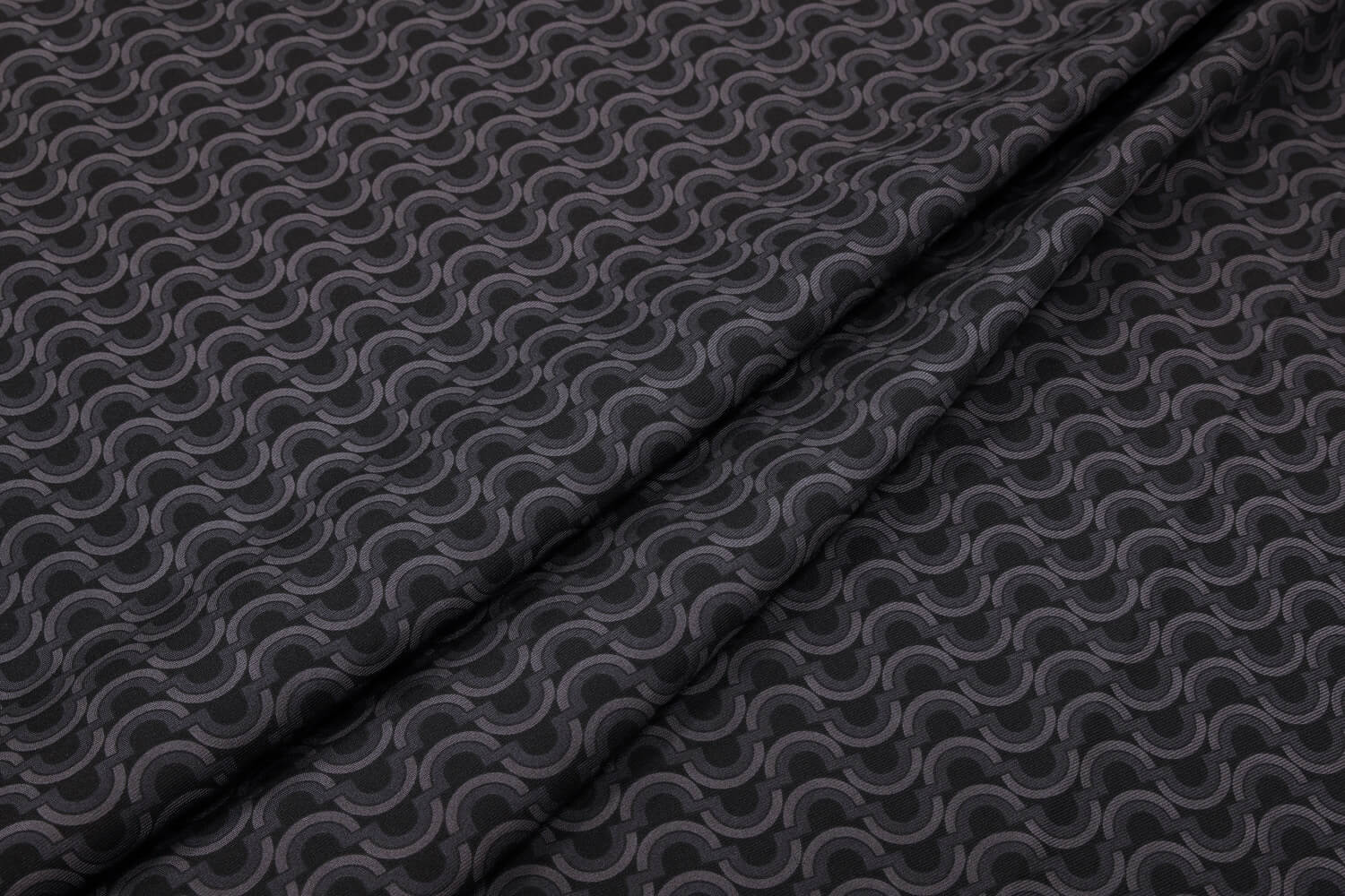 Шелковый твил Gucci КУПОН 1,69м, цвет Серый