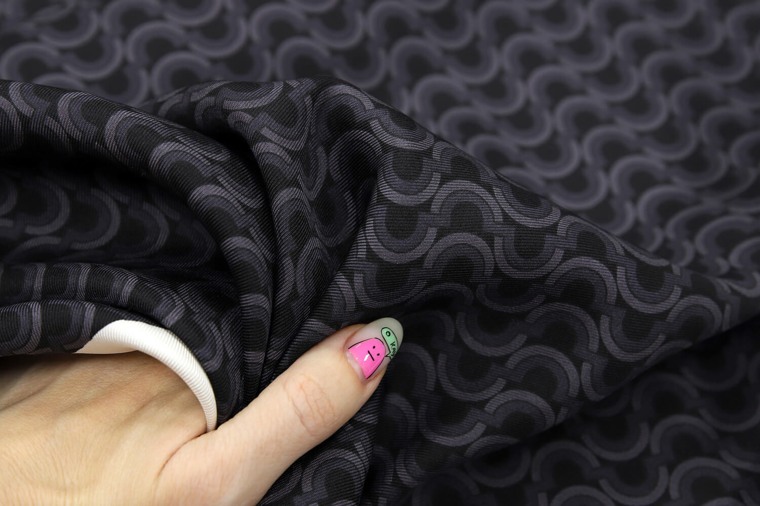 Шелковый твил Gucci КУПОН 1,69м, цвет Серый, фото 1