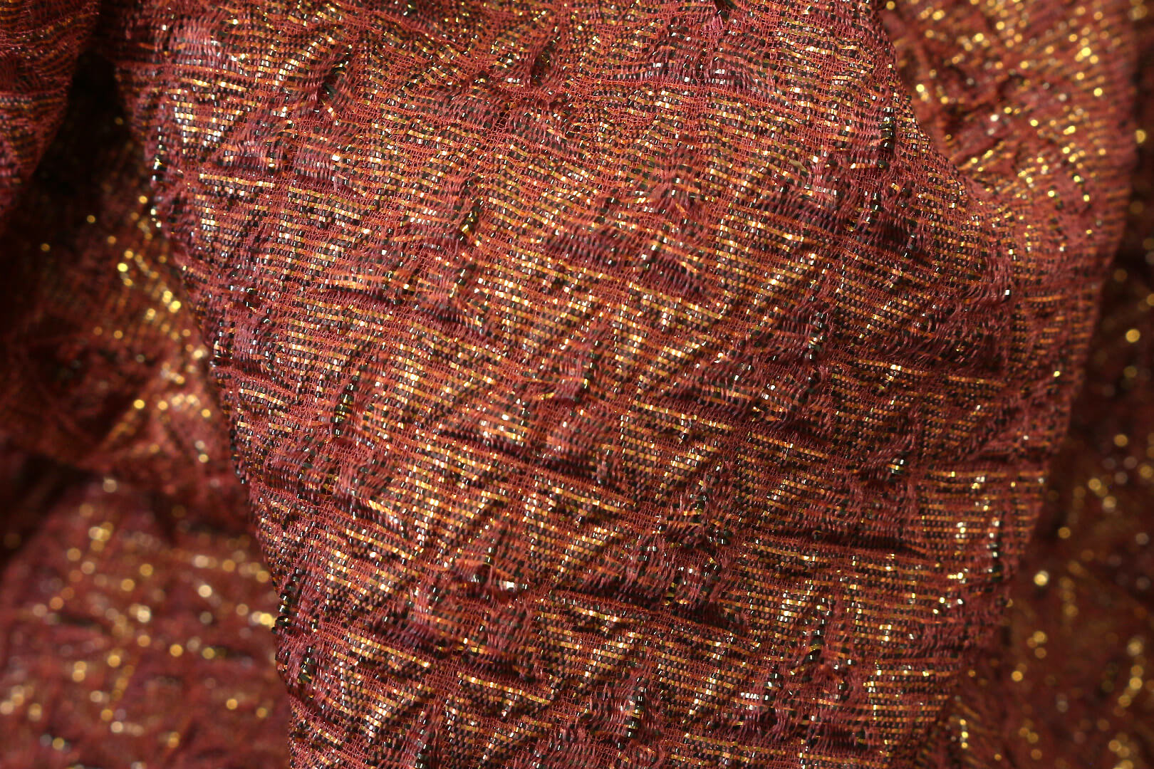 Шелковый жаккард Dior, цвет Красный, фото 1