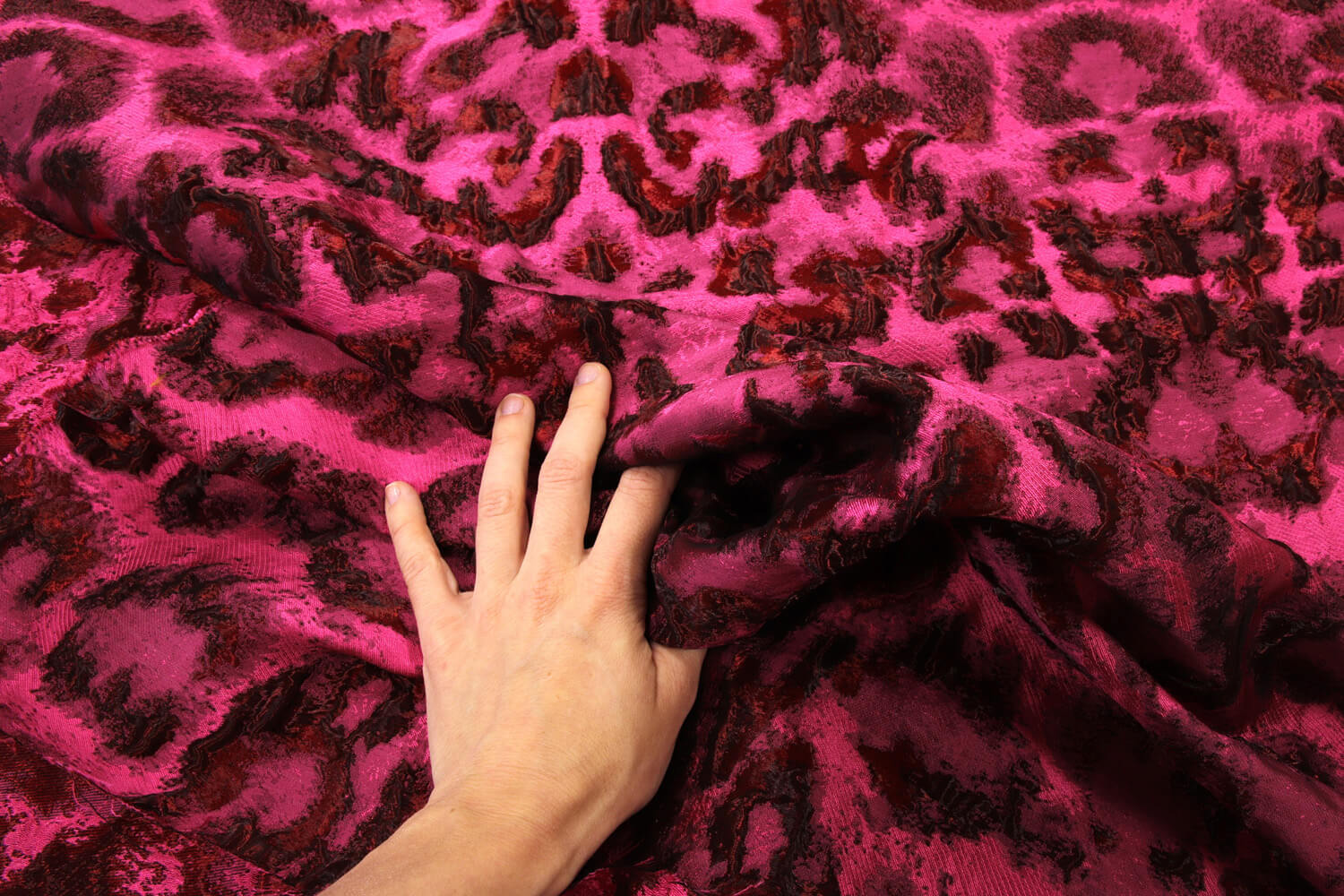 Шелковый жаккард Gucci, цвет Розовый, фото 1