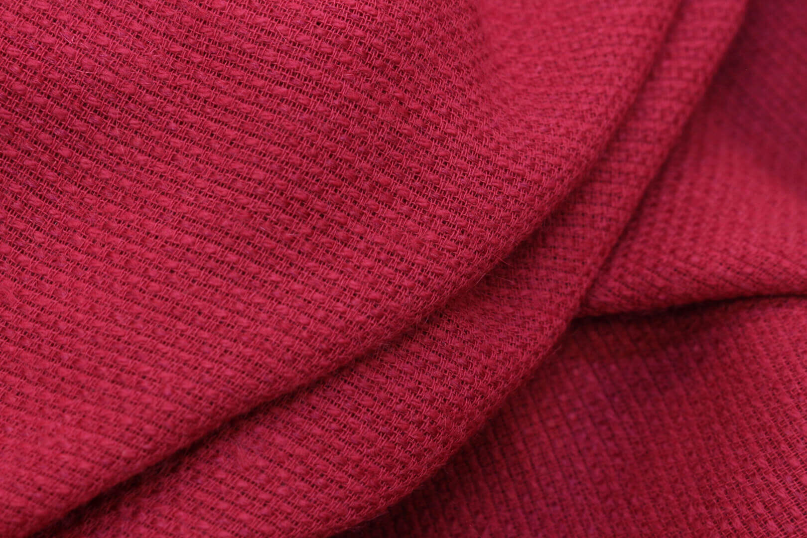 Шерстяная ткань, цвет Красный, фото 1
