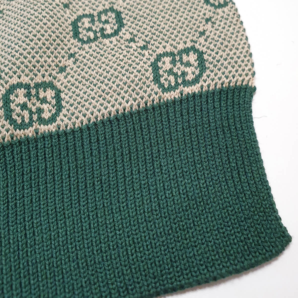 Шерстяной пуловер Gucci GG, цвет Зеленый, фото 1