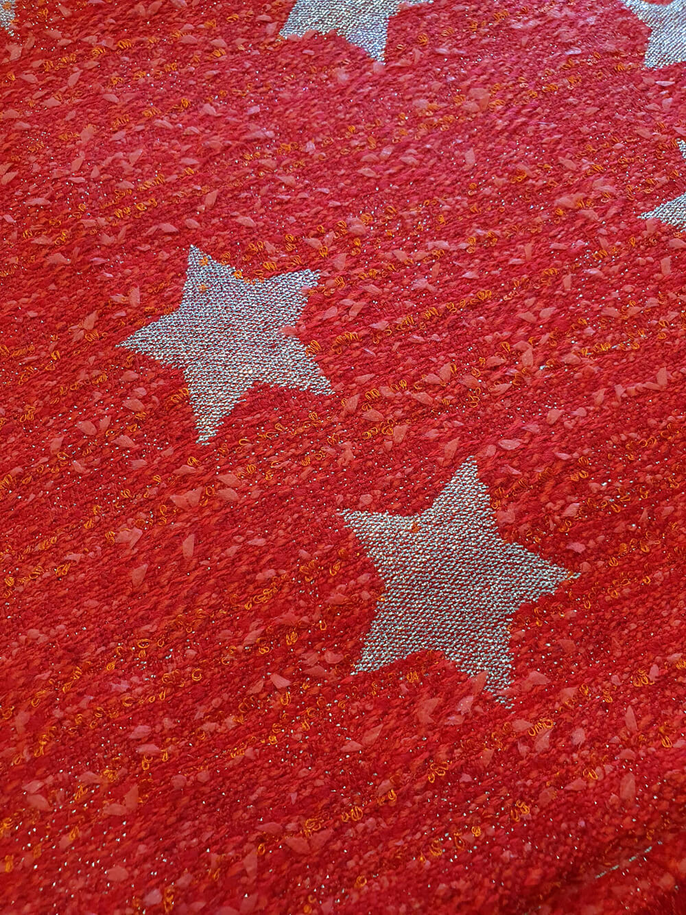 Сумка шоппер из твида, цвет Красный, фото 1
