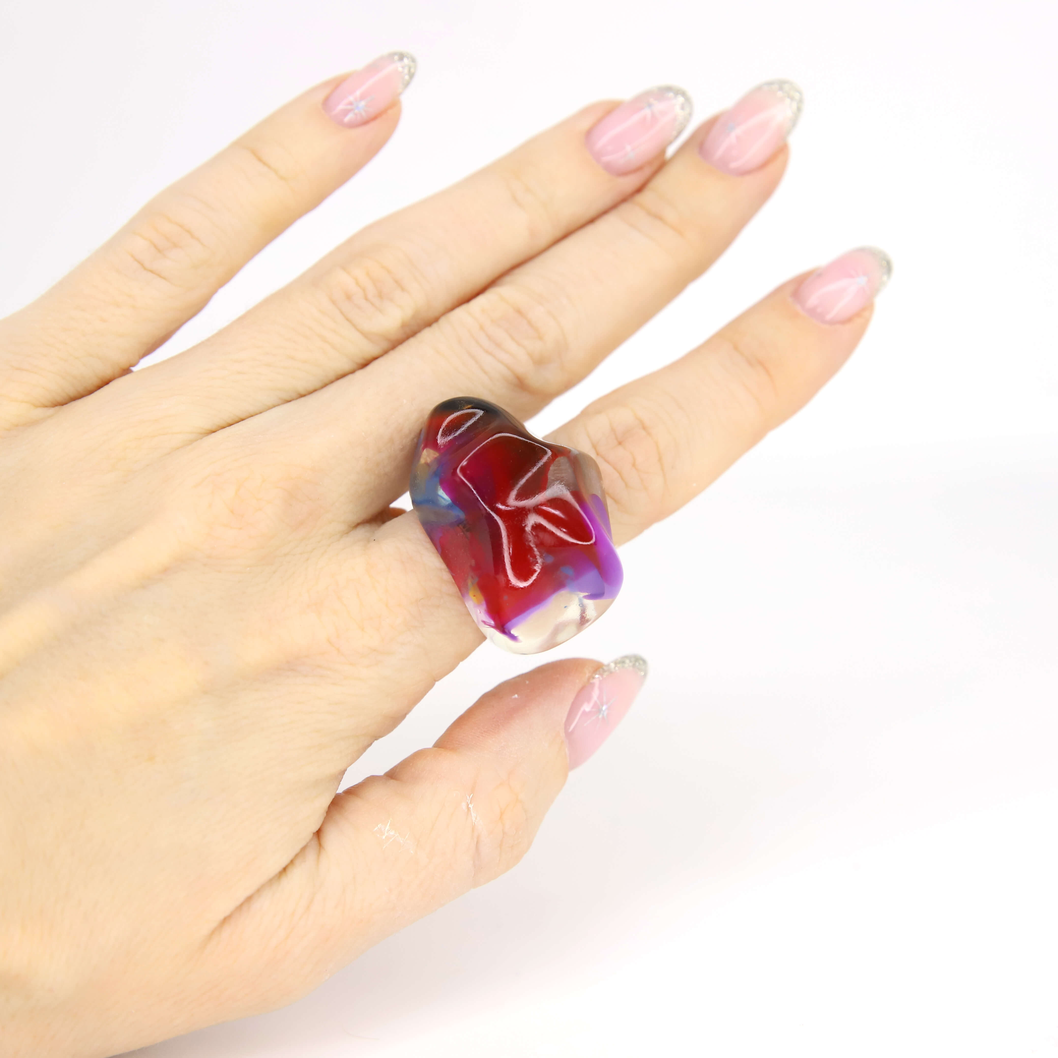 Винтажное кольцо Sobral размер 18, цвет Красный, фото 2