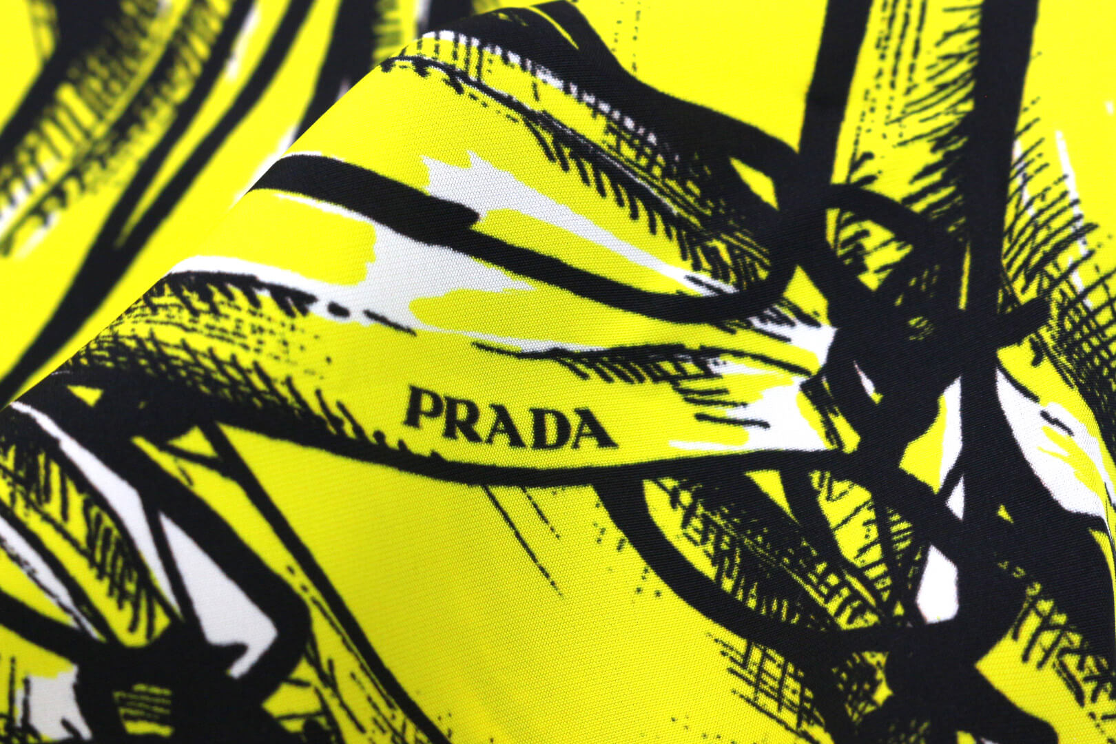 Вискоза Prada , цвет Желтый, фото 2