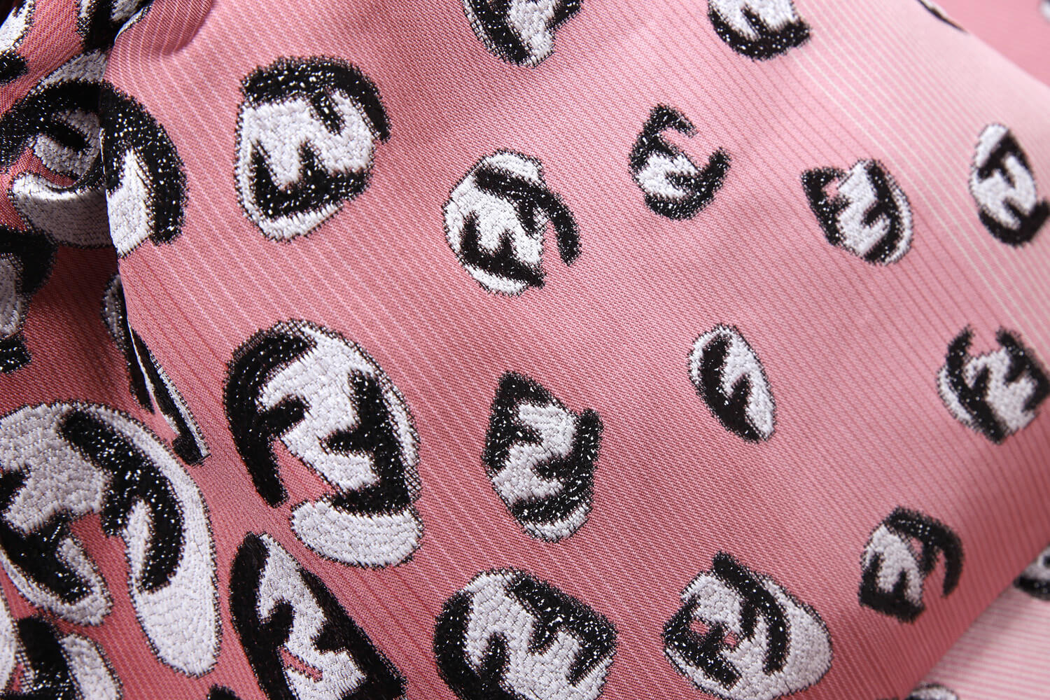Жаккард Fendi, цвет Розовый, фото 2