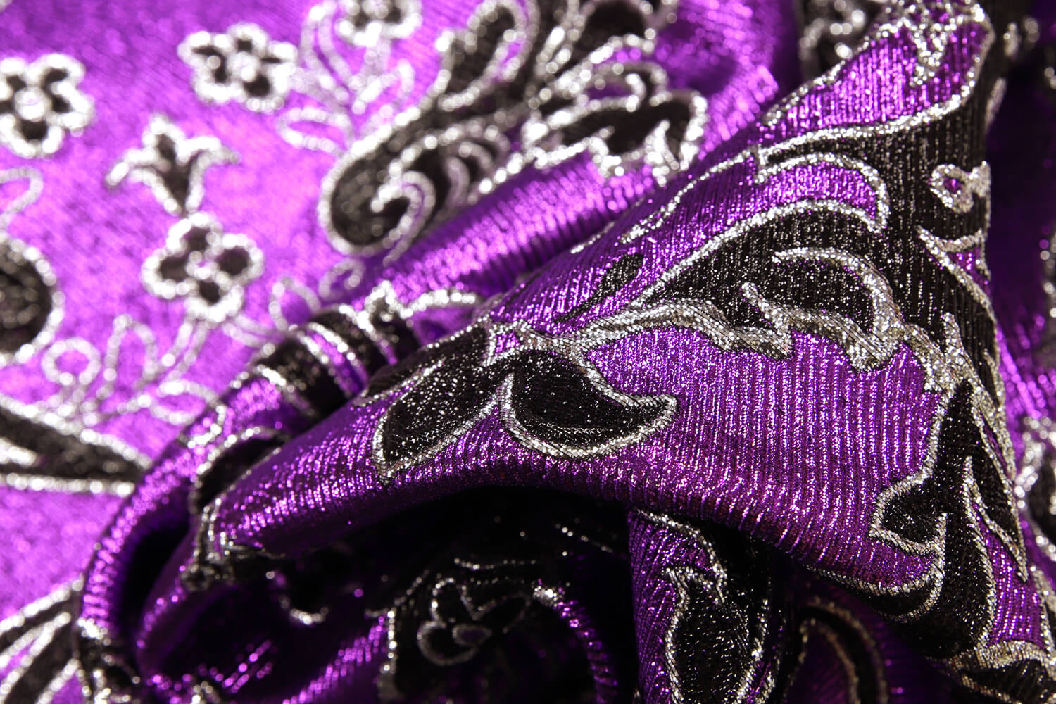 Жаккард с шелком Gucci, цвет Фиолетовый, фото 2